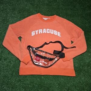 🍊🧡Syracuse University Sweatshirt & Stadium Fanny Pack Bundle - Orangemen